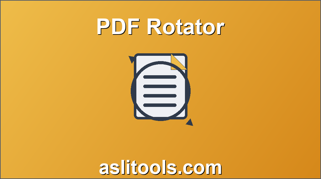 چرخش PDF