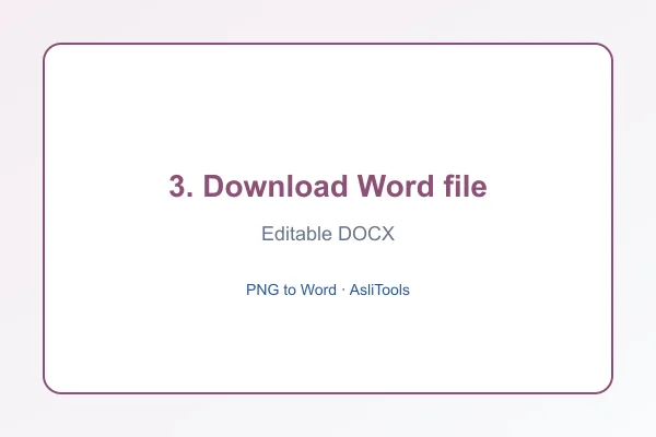 Downloading a DOCX file after PNG to Word conversion